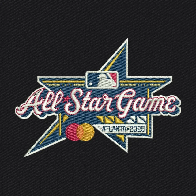 2025 Major League Baseball All Star Game Logo Embroidery Design