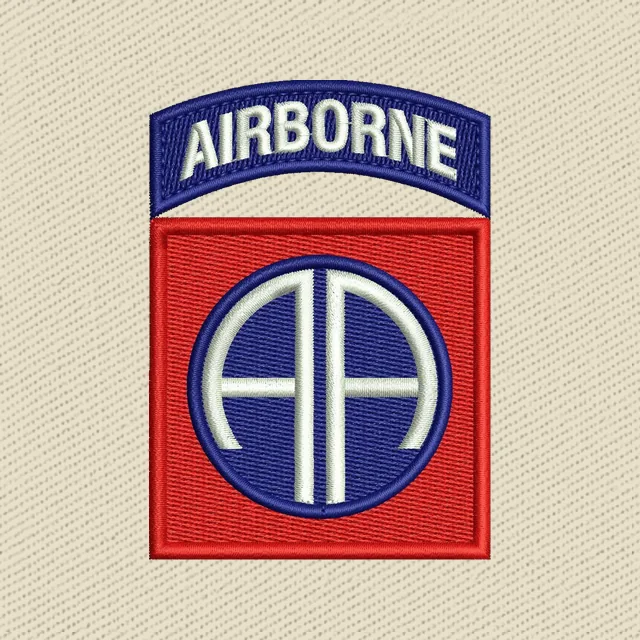 82nd Airborne Division Logo Stickdatei