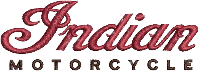 Ricamo Logo Indian Motorcycle su tessuto