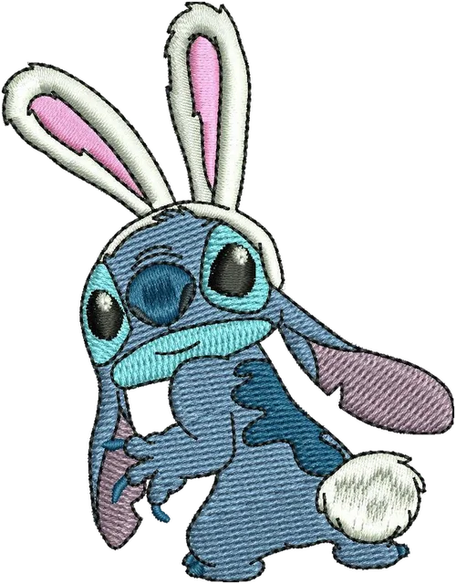 Ricamo Disney Stitch su tessuto