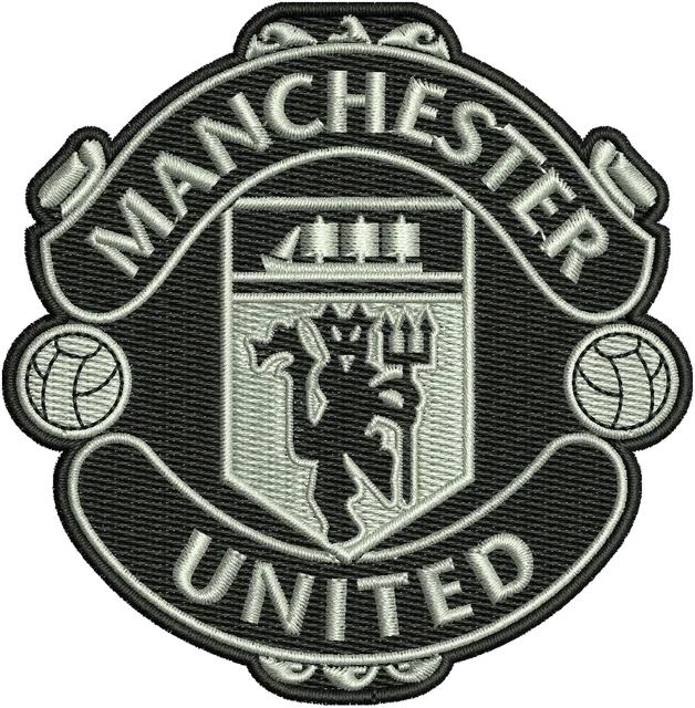 Ricamo Logo Manchester su tessuto