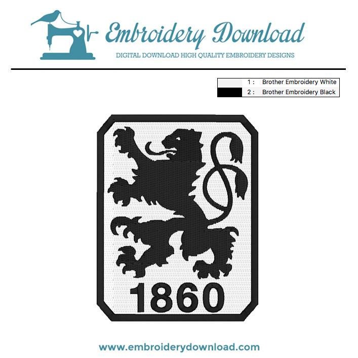 TSV 1860 Munich Embroidery Design