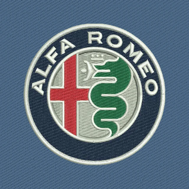 Alfa Romeo New Logo Embroidery Design