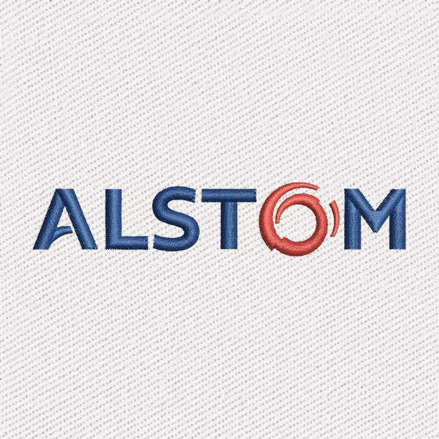 Alstom Logo Embroidery Design