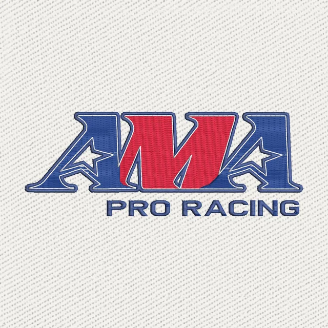 AMA Pro Racing Logo Embroidery Design