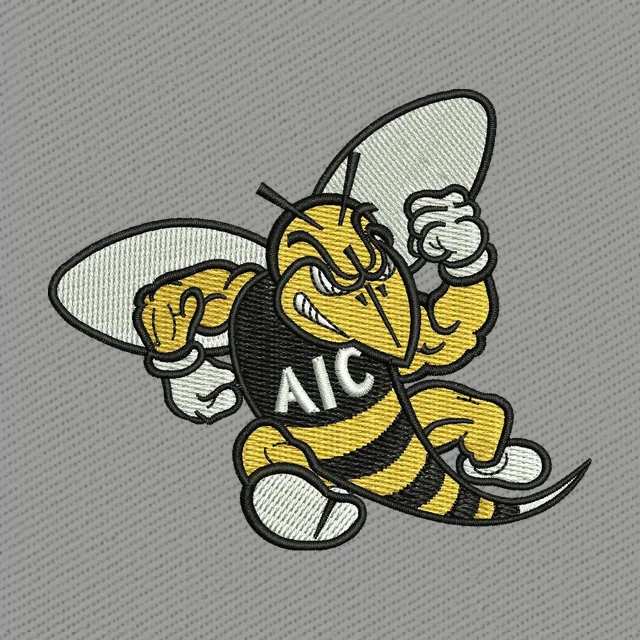 AIC Yellow Jackets Wespenmaskottchen