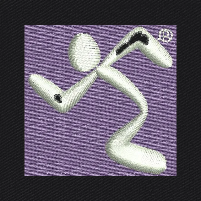 Anytime Fitness Logo Embroidery Design