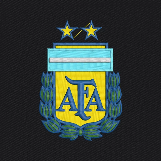 Argentina National Football Team Embroidery Design
