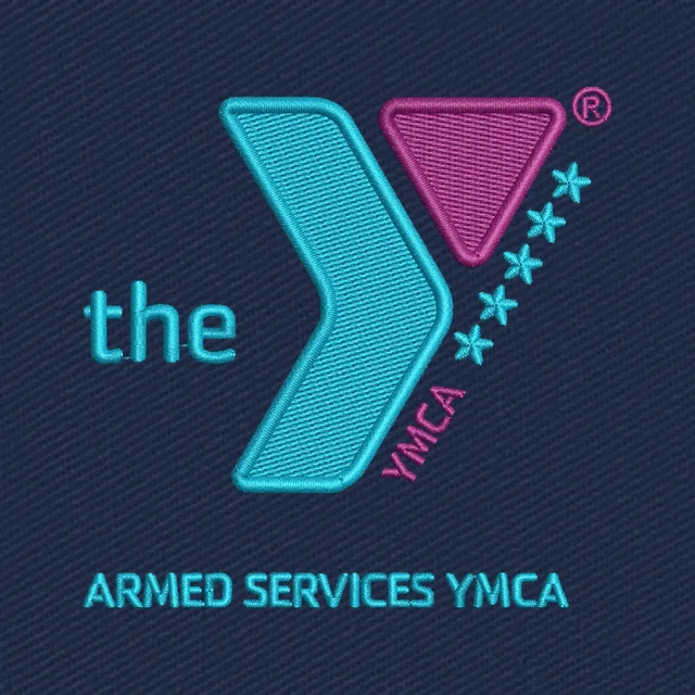 Armed Services YMCA Logo Stickdatei