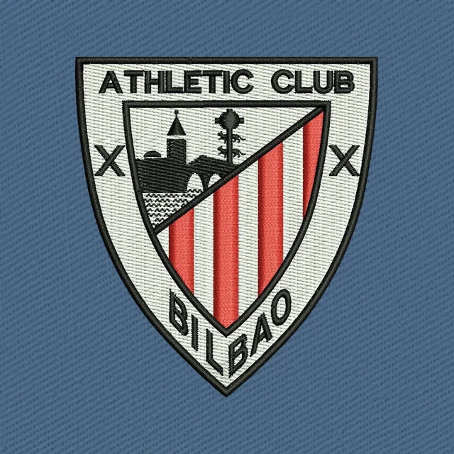 Athletic Bilbao Football Club Logo Embroidery Design