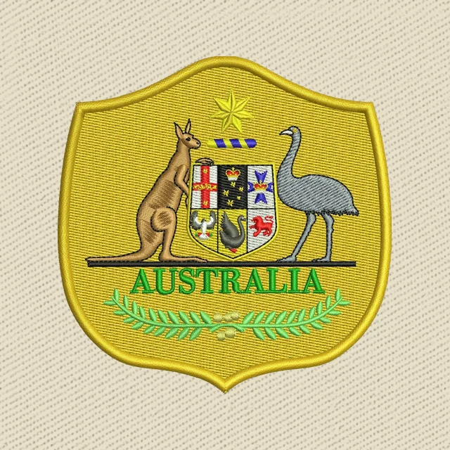 Australia Men's National Soccer Team Logo Stickdatei