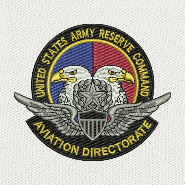 USARC Aviation Directorate Aufnäher Stickdatei