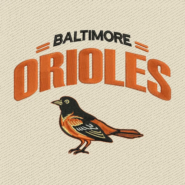 Baltimore Orioles Logo 2 Stickdatei