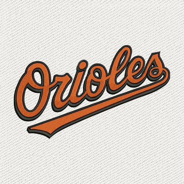 Baltimore Orioles Logo 5 Stickdatei