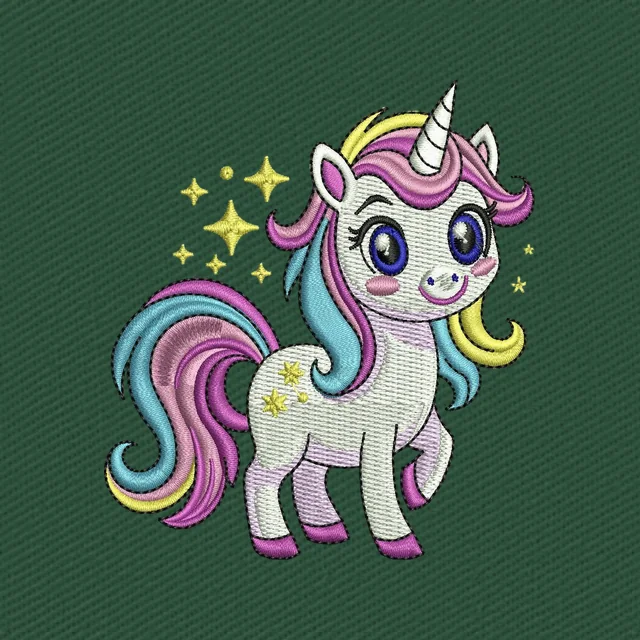 Beautiful Unicorn Stickdatei