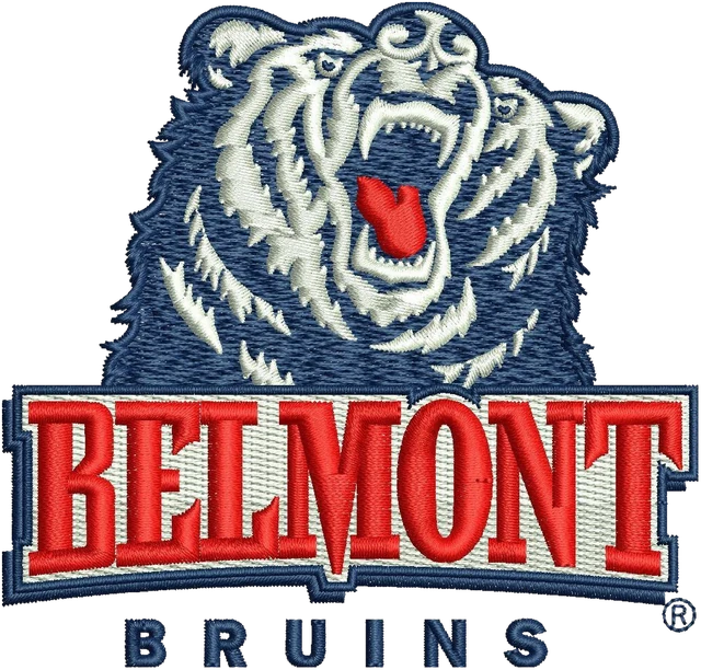 Ricamo Logo Belmont Bruins su tessuto
