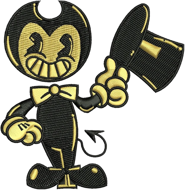 Ricamo Bendy 5 su tessuto