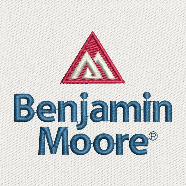 Benjamin Moore Red Triangle Wordmark