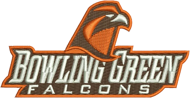 Ricamo Logo BGSU Falcon 2 su tessuto