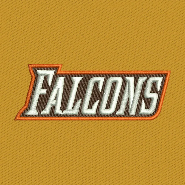 BGSU Falcon Logo 3 Embroidery Design