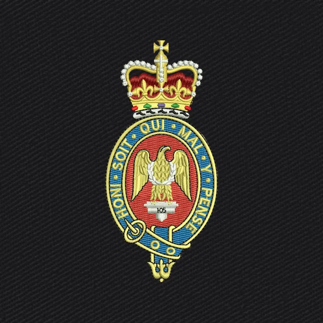 Blues and Royals Logo Stickdatei