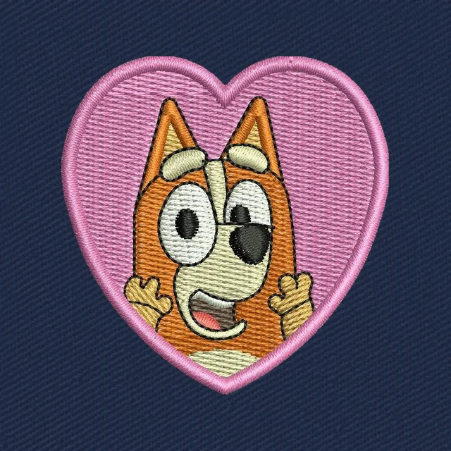 Toppa a cuore Bluey