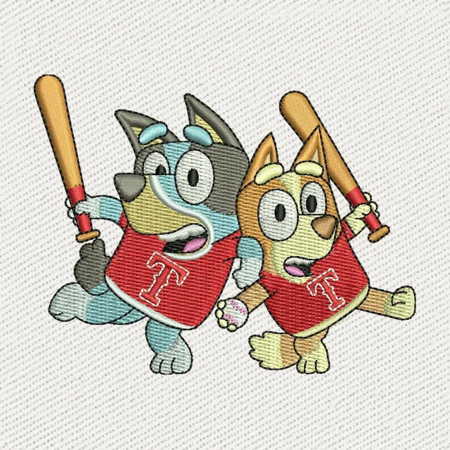 Bluey Texas Rangers