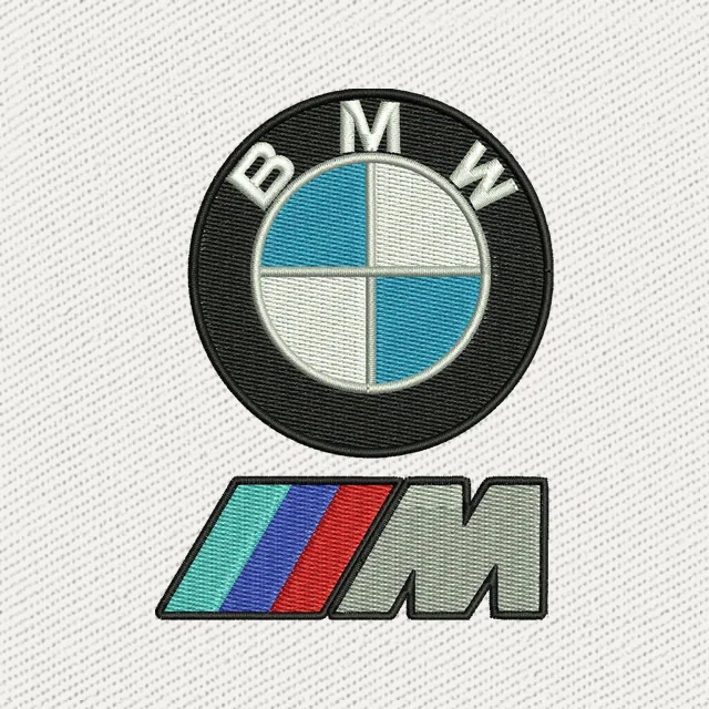 BMW M Logo 2 Embroidery Design