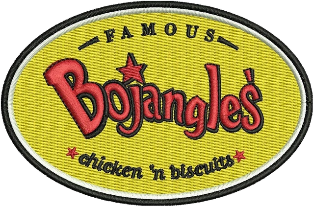 Ricamo Logo Bojangles su tessuto