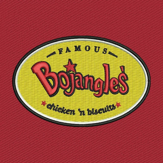 Bojangles Logo Embroidery Design