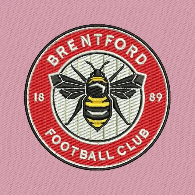 Brentford Football Club Logo Embroidery Design