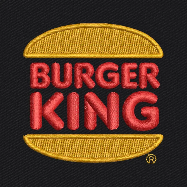 Burger King Logo 2 Embroidery Design