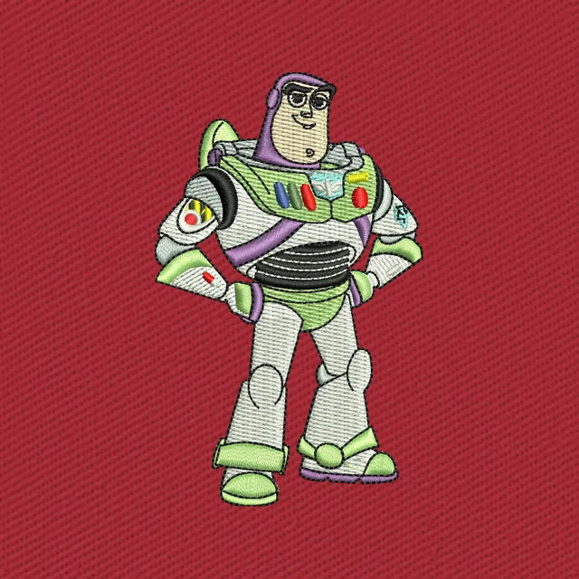 Buzz Toy Story Cartoon Embroidery Design