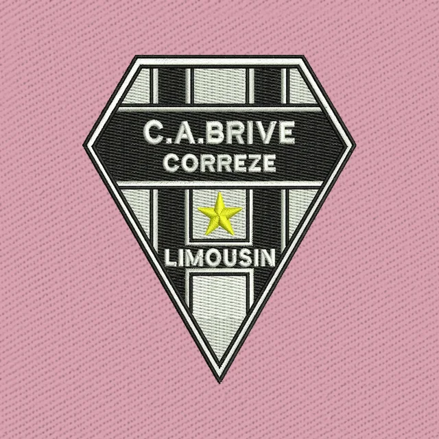 CA Brive Corrèze Rugbyschild, Variante 1