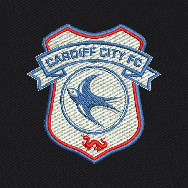 Cardiff City Football Club Logo Stickdatei