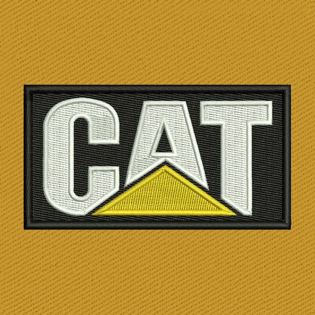 Caterpillar Logo 4 Embroidery Design