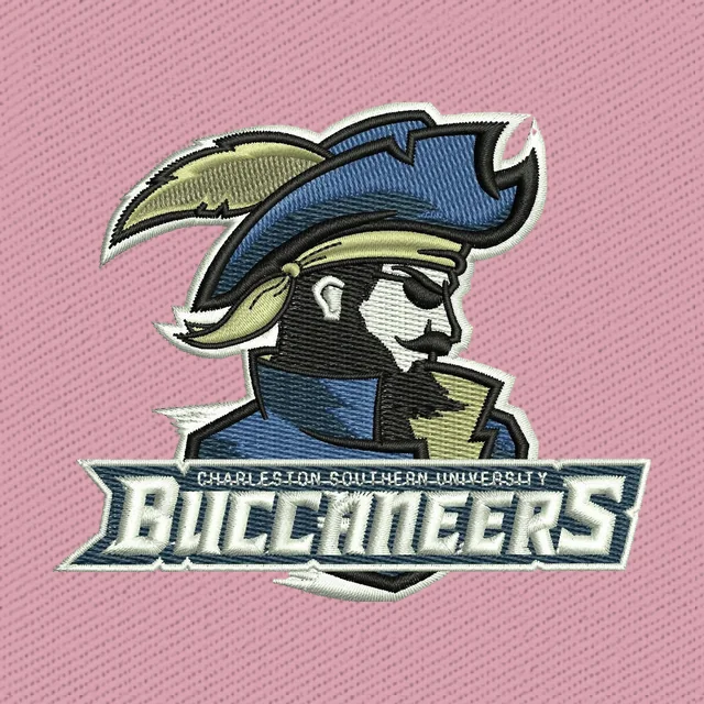 Charleston Southern University Logo Stickdatei
