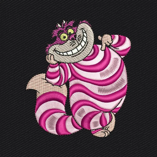 Cheshire Cat Cartoon 2 Stickdatei