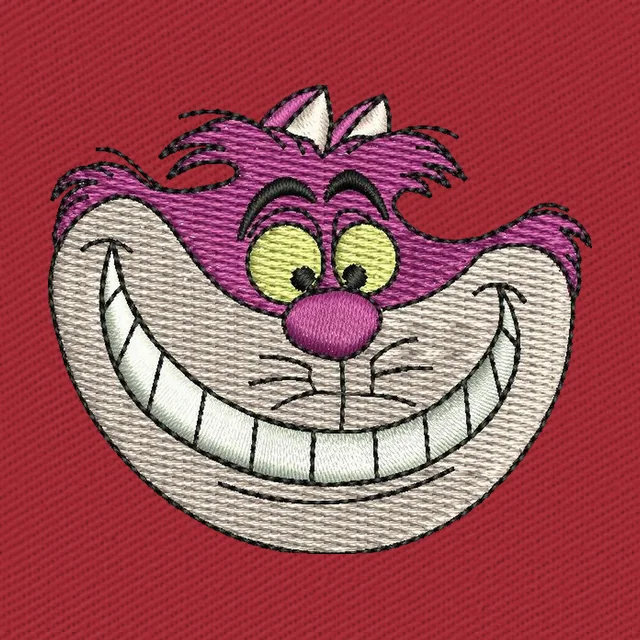 Cheshire Cat Cartoon 4 Stickdatei