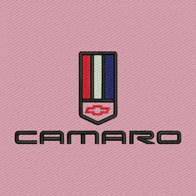 Chevrolet Camaro Logo Embroidery Design
