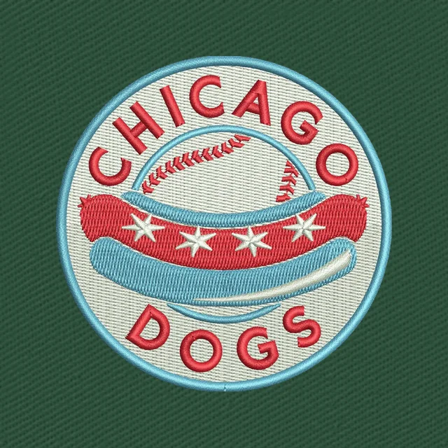 Chicago Dogs Logo Stickdatei
