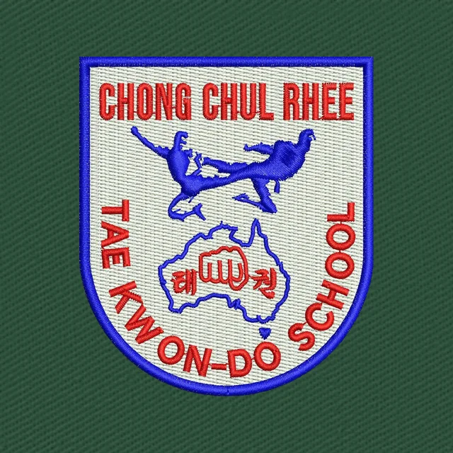Chong Chul Rhee Tae Kwon Do logotipo de escuela