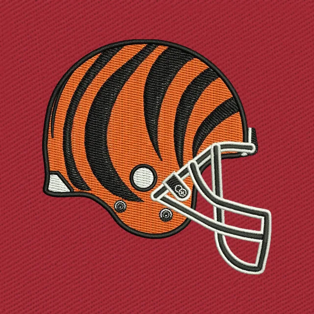 Cincinnati Bengals Helmet Logo Stickdatei