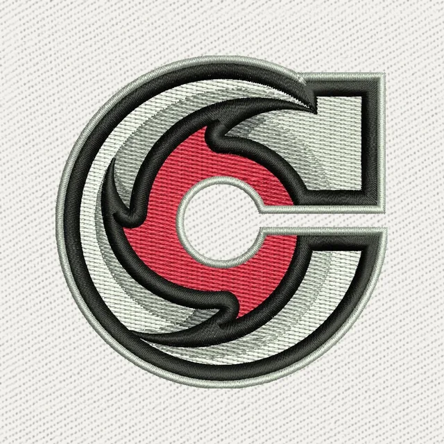 Cincinnati Cyclones Logo ECHL Stickdatei