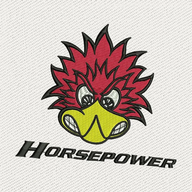 Clay Smith Cams Horsepower Vogellogo Stickdatei