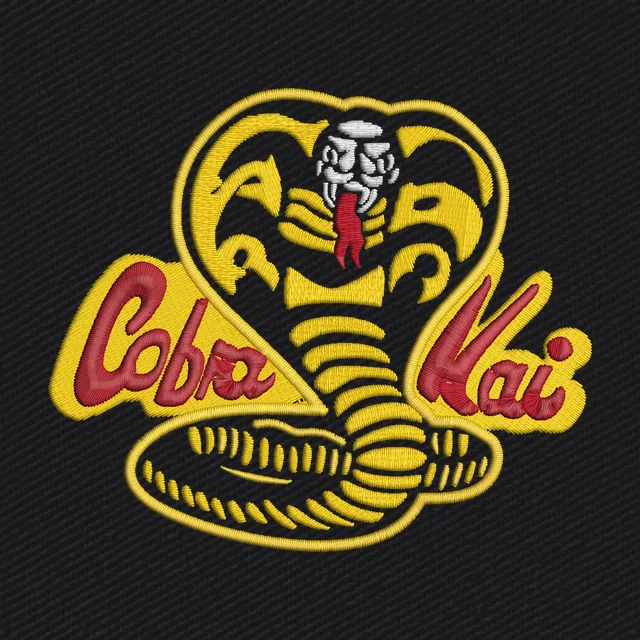 Cobra Kai Logo Embroidery Design
