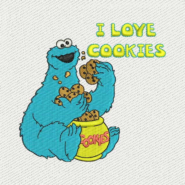 Cookie Monster me encantan las galletas