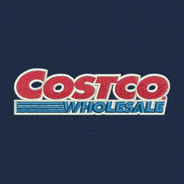 Costco Wholesale Logo Embroidery Design