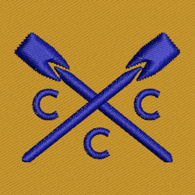 Disegno da ricamo logo CCC remi incrociati Crew Clothing