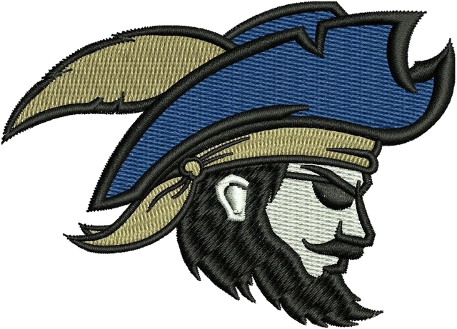 Ricamo Logo CSU Buccaneers su tessuto